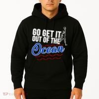 Go Get It Out Of The Ocean Baseball Hoodie thumb 2