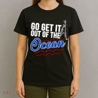 Go Get It Out Of The Ocean Baseball T-Shirt thumb 4