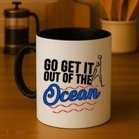 Go Get It Out Of The Ocean Baseball Coffee Mug thumb 4