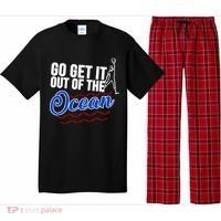 Go Get It Out Of The Ocean Baseball Pajama Set thumb 0