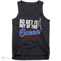 Go Get It Out Of The Ocean Baseball Tank Top thumb 0
