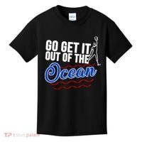 Go Get It Out Of The Ocean Baseball Kids T-Shirt thumb 0