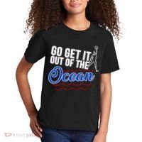 Go Get It Out Of The Ocean Baseball Kids T-Shirt thumb 2