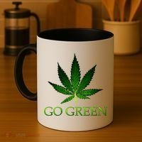 Go Green Medical Marijuana Weed Coffee Mug thumb 4