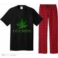 Go Green Medical Marijuana Weed Pajama Set thumb 0