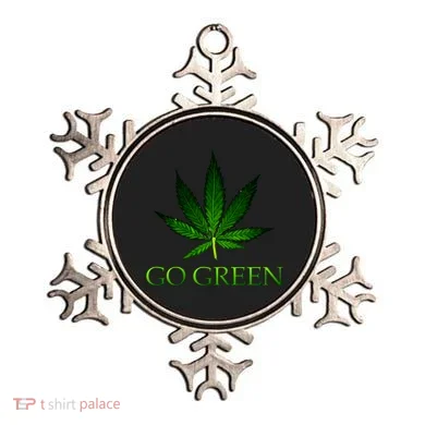 Go Green Medical Marijuana Weed Ornament