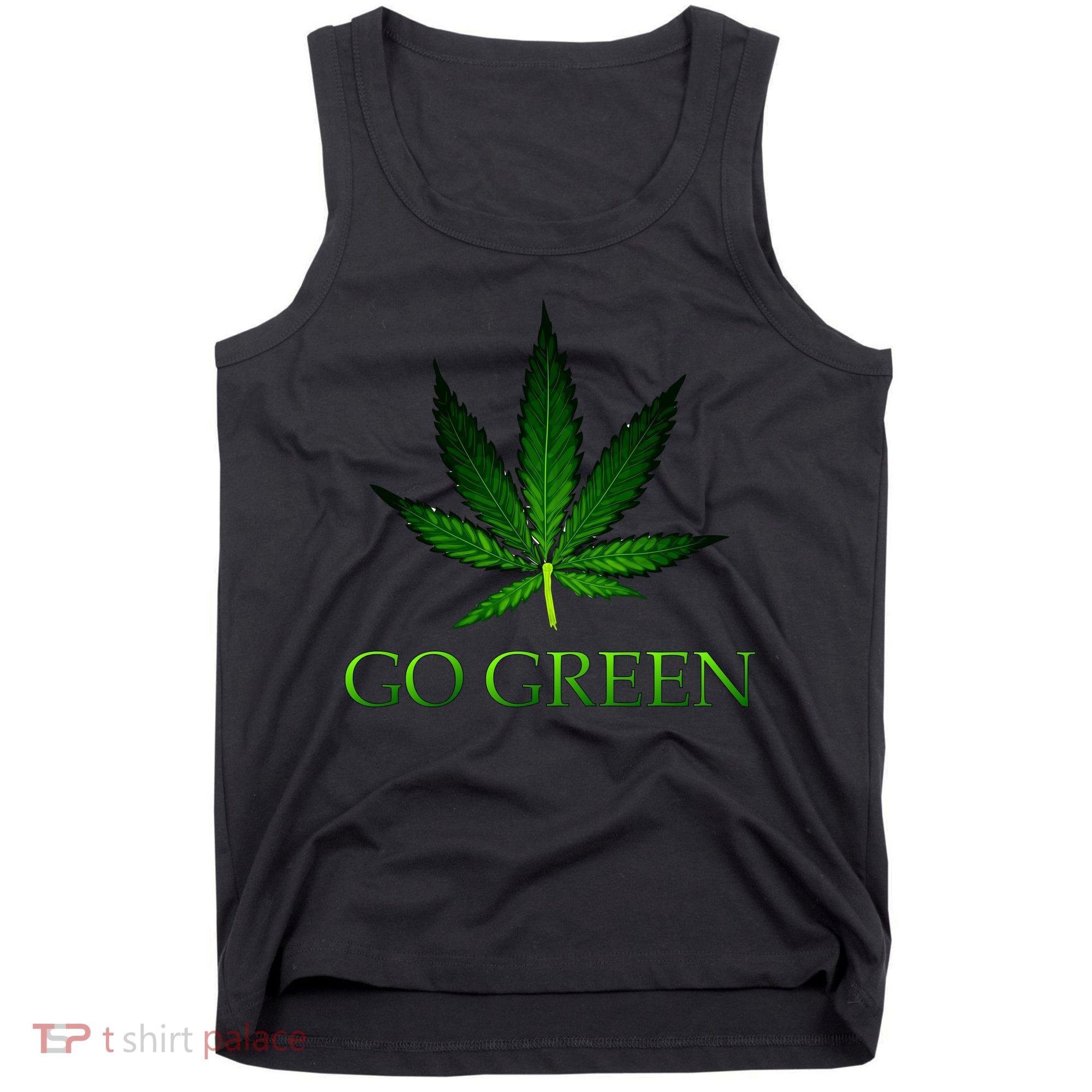 Go Green Medical Marijuana Weed Tank Top
