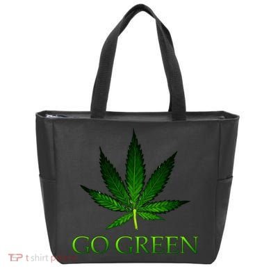 Go Green Medical Marijuana Weed Tote Bag