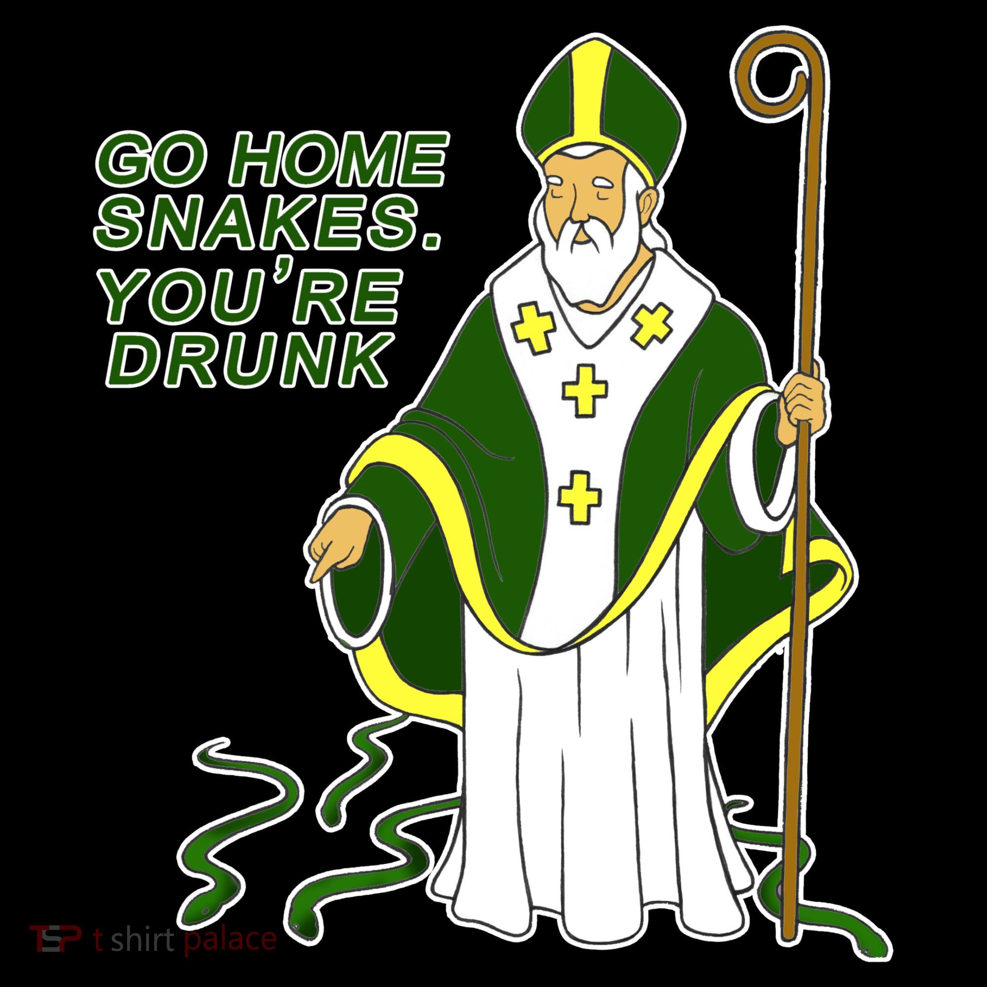 Go Home Snakes Your Drunk St Patrick's Doggie Tank