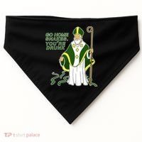 Go Home Snakes Your Drunk St Patrick's USA-Made Doggie Bandana thumb 0