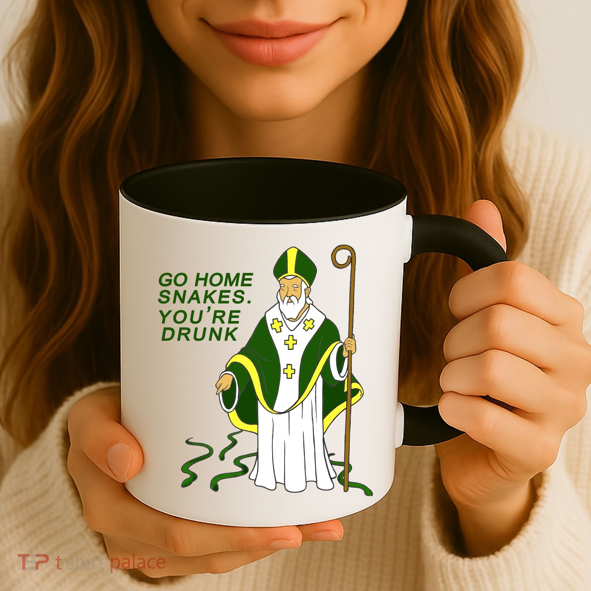 Go Home Snakes Your Drunk St Patrick's Coffee Mug