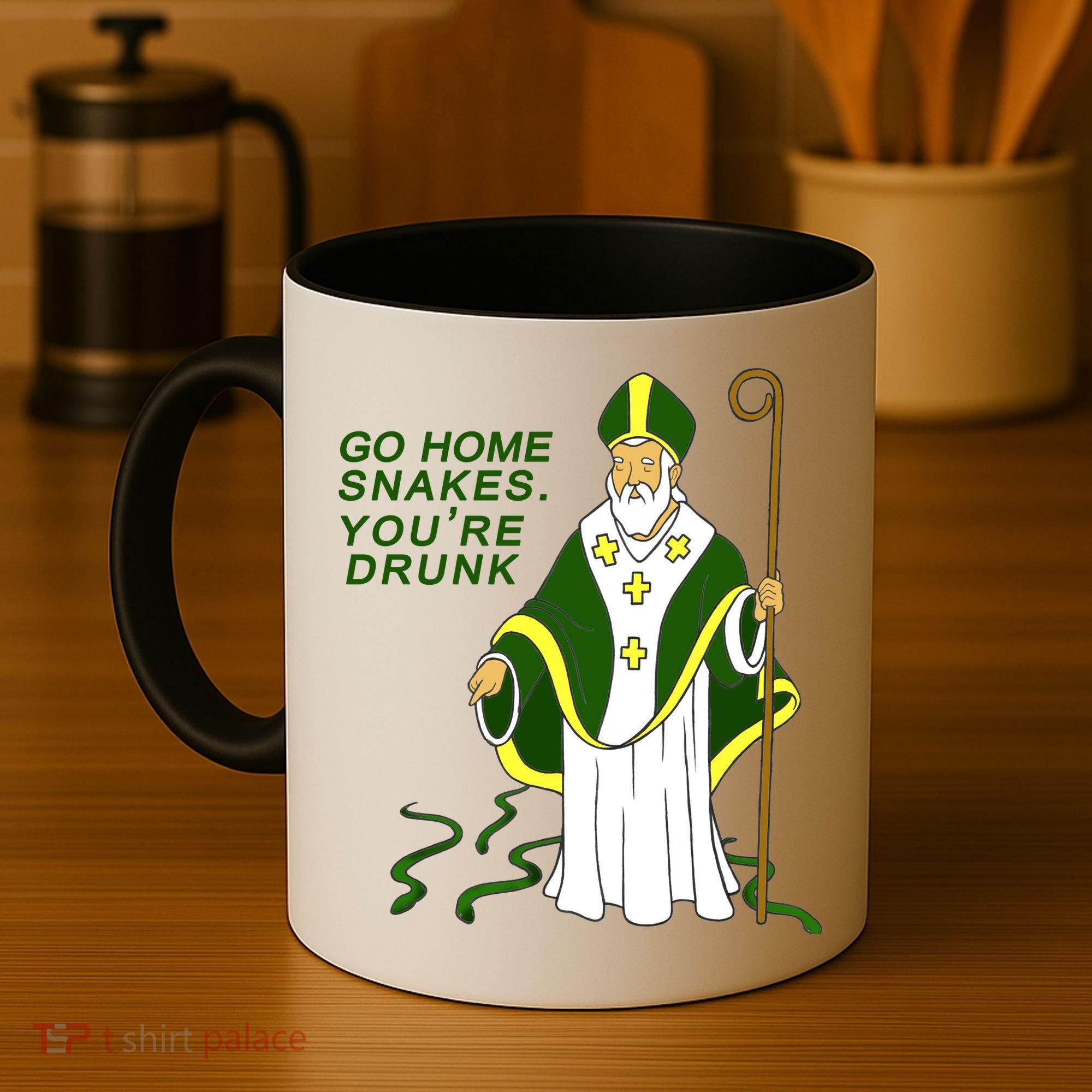 Go Home Snakes Your Drunk St Patrick's Coffee Mug