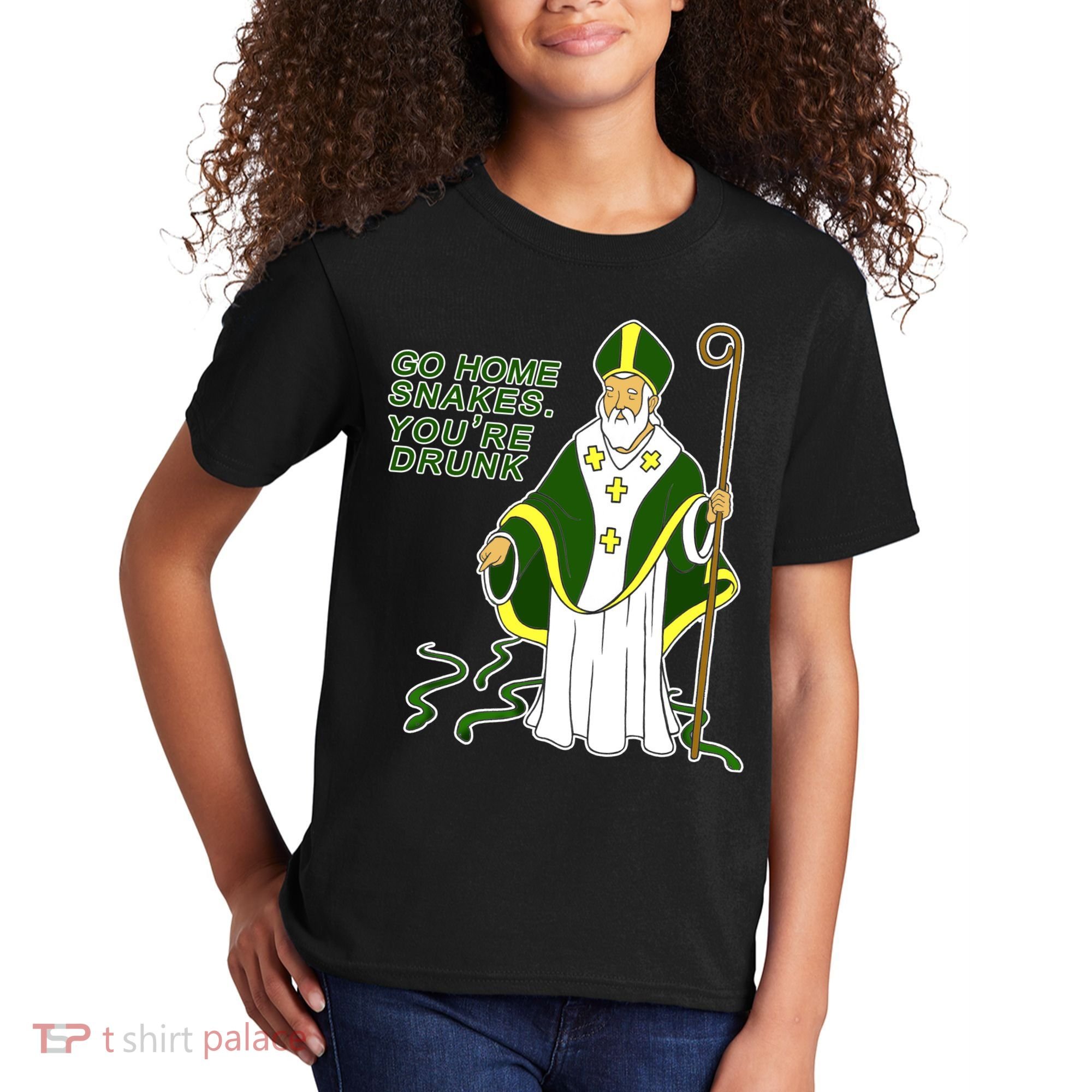 Go Home Snakes Your Drunk St Patrick's Kids T-Shirt