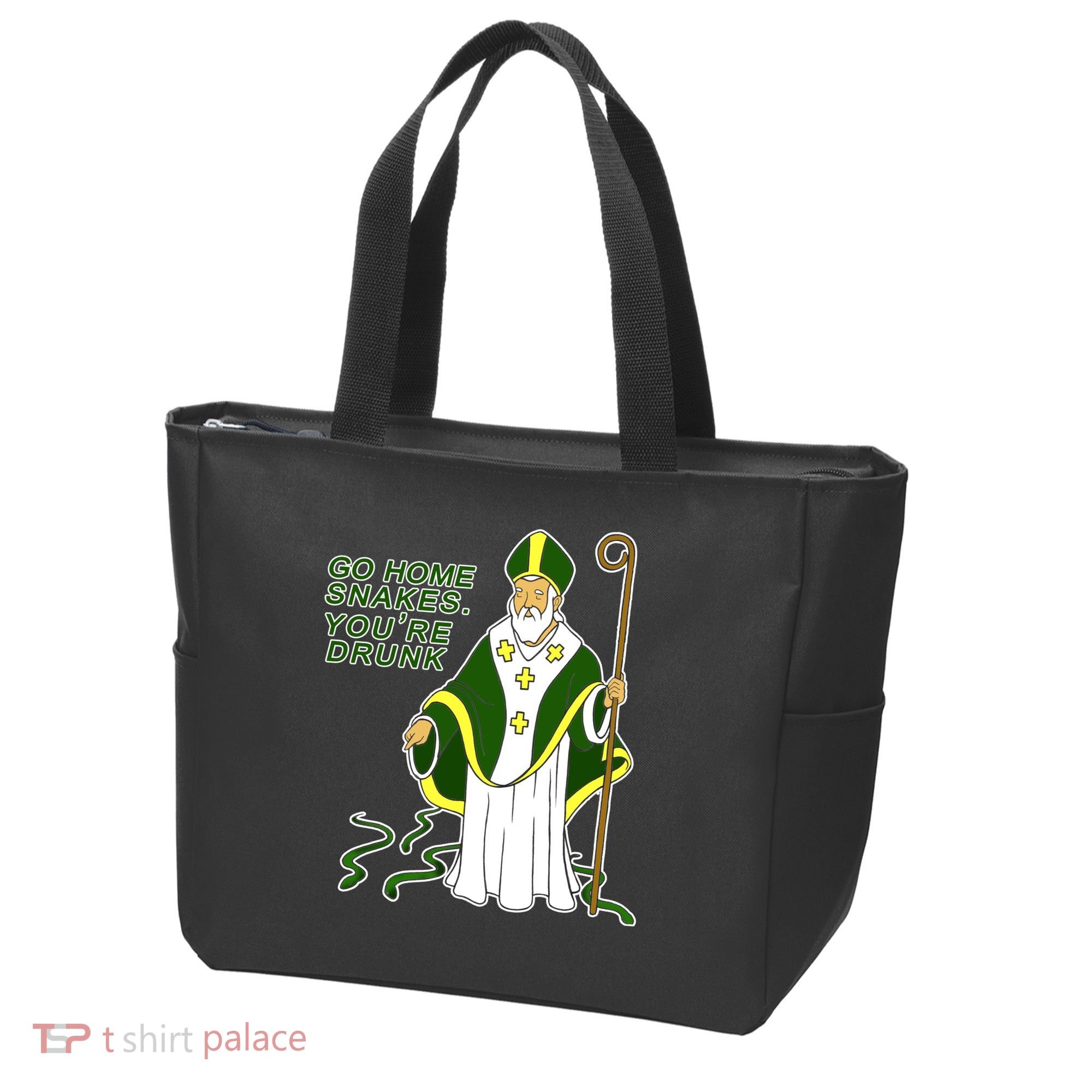 Go Home Snakes Your Drunk St Patrick's Tote Bag