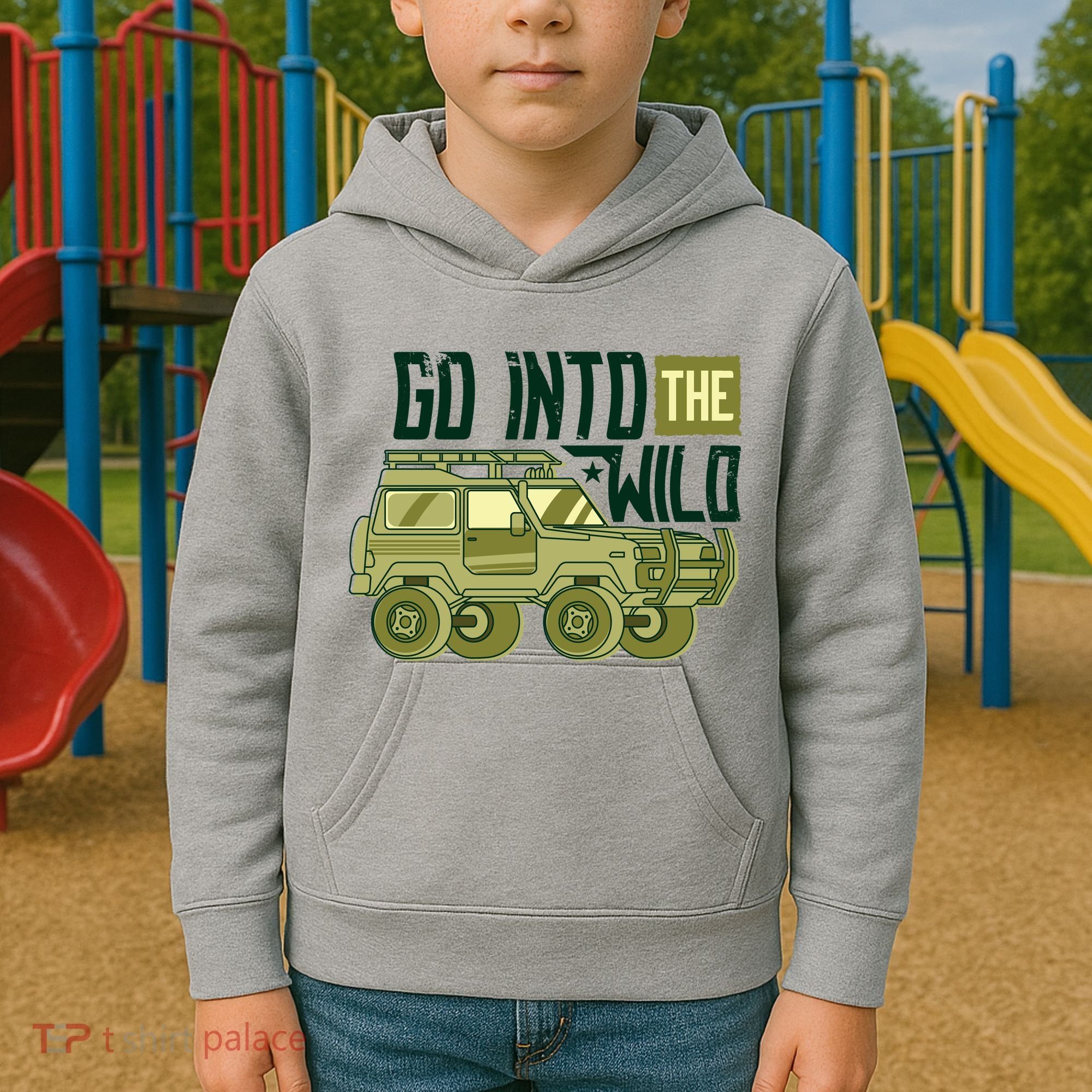 Go Into The Wild Kids Hoodie