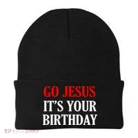 Go Jesus, It's Your Birthday Beanie thumb 0