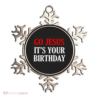 Go Jesus, It's Your Birthday Ornament