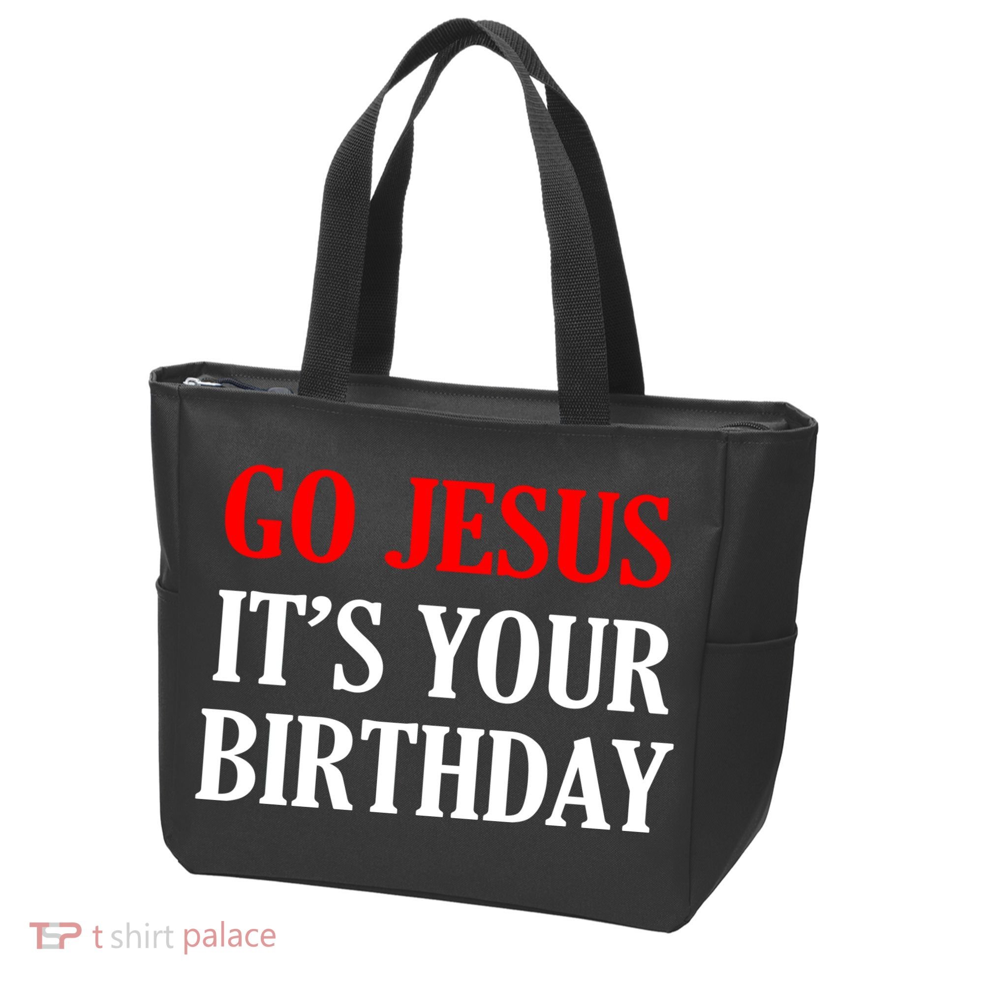 Go Jesus It's Your Birthday Tote Bag
