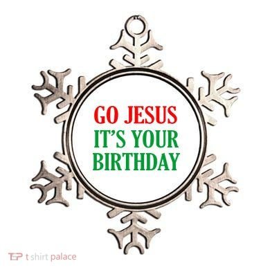 Go Jesus It's Your Birthday Ornament