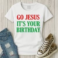 Go Jesus It's Your Birthday Women's T-Shirt thumb 3
