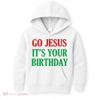Go Jesus It's Your Birthday Kids Hoodie thumb 0