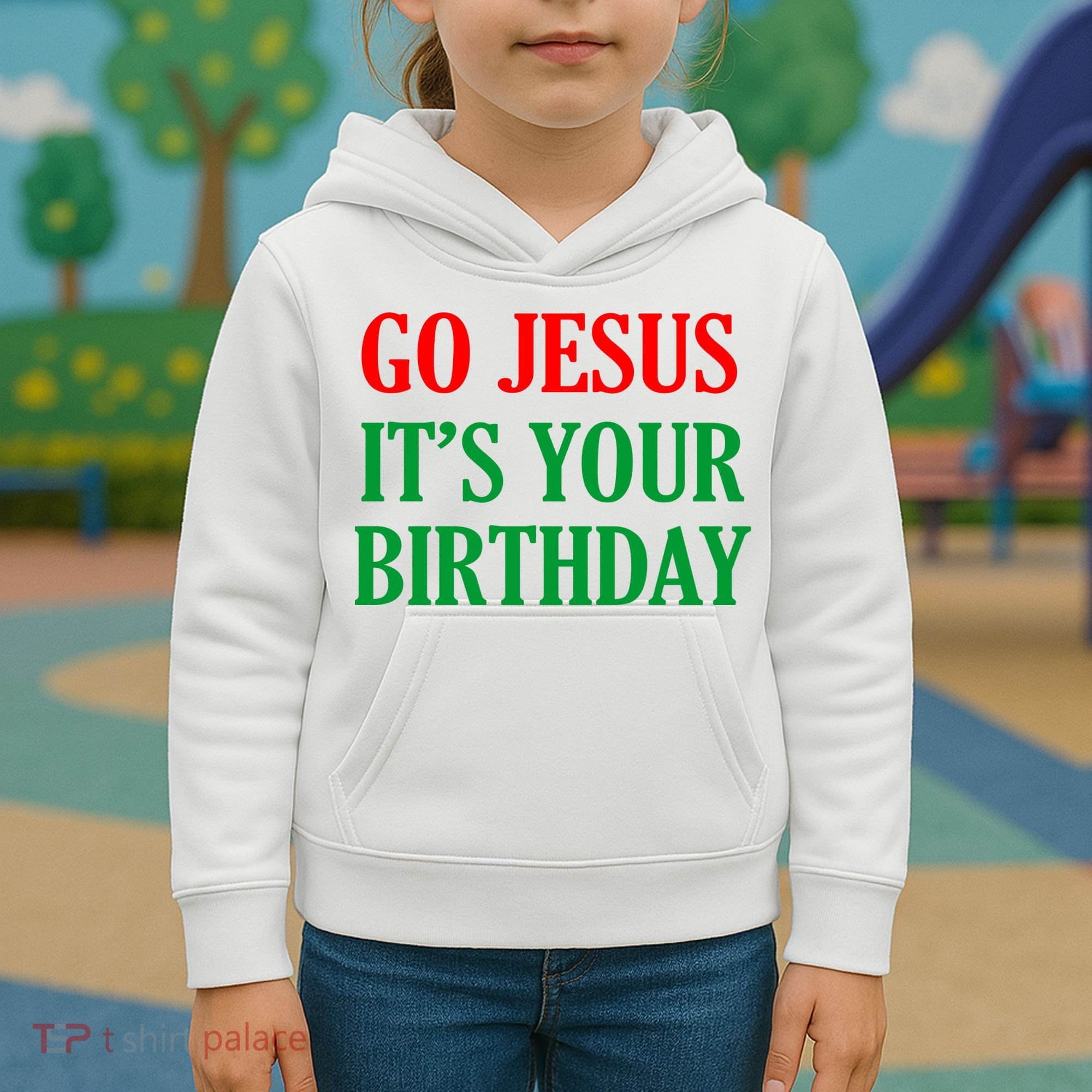 Go Jesus It's Your Birthday Kids Hoodie