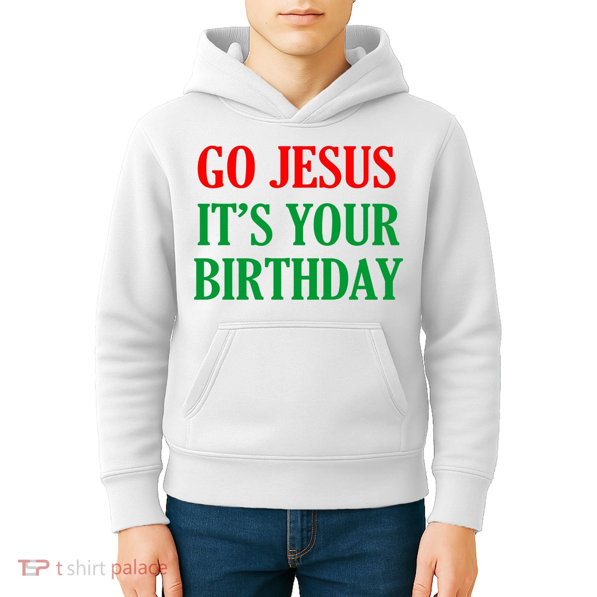 Go Jesus It's Your Birthday Kids Hoodie