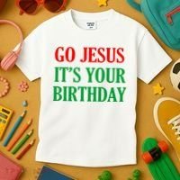 Go Jesus It's Your Birthday Kids T-Shirt thumb 3
