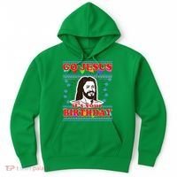 Go Jesus It's Your Birthday Ugly Christmas Hoodie thumb 0