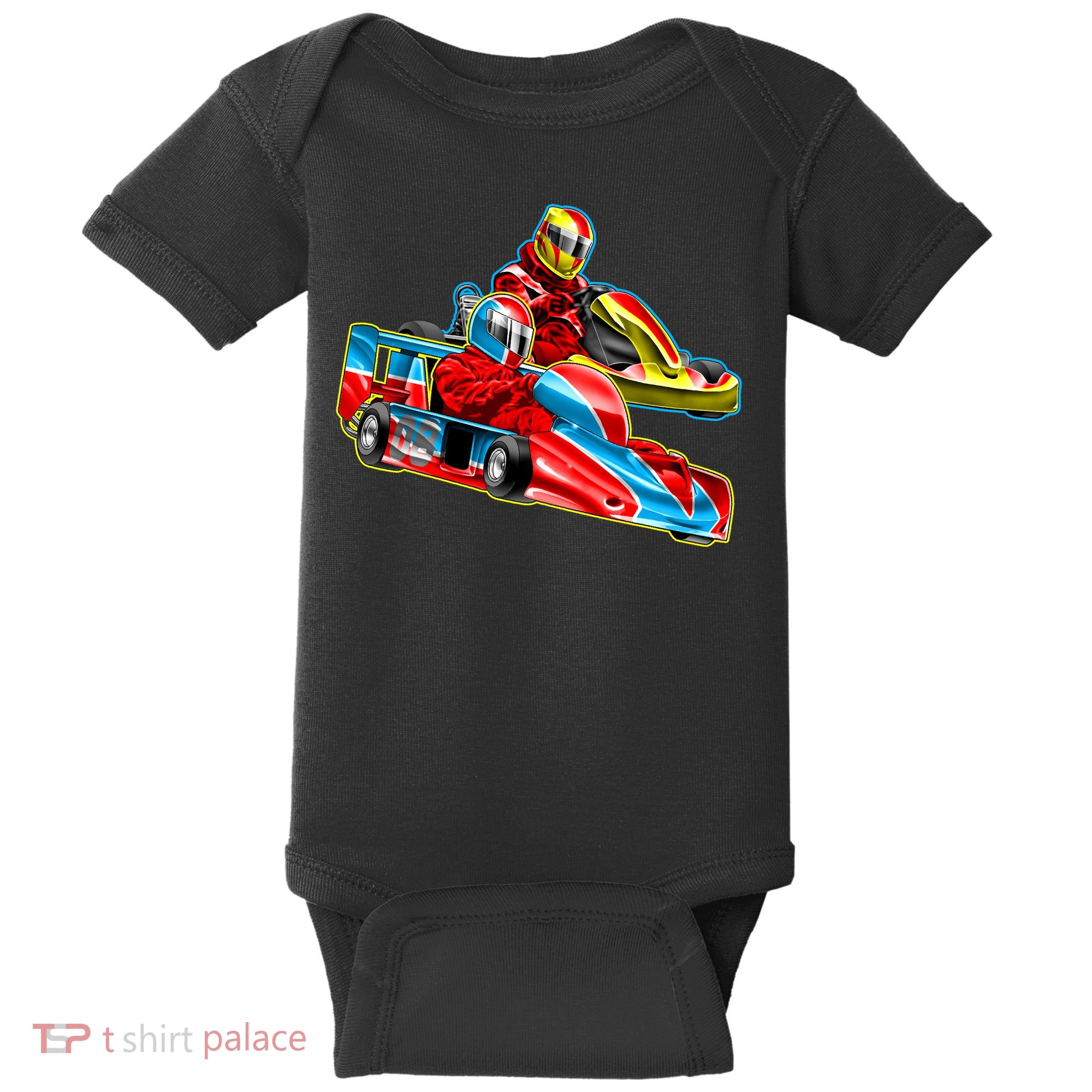 Go Karts Baby Bodysuit