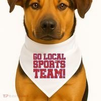 Go Local Sports Team USA-Made Doggie Bandana thumb 1