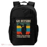 Go Outside Worst Case Scenario A Bear Kills You Backpack thumb 0