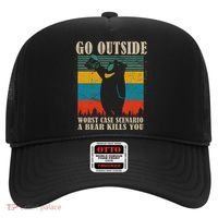 Go Outside Worst Case Scenario A Bear Kills You Hat thumb 0