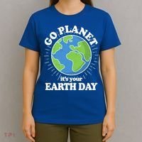 Go Planet It's Your Earth Day Celebrating Earth Day T-Shirt thumb 4