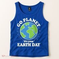 Go Planet It's Your Earth Day Celebrating Earth Day Tank Top thumb 2