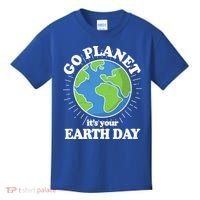 Go Planet It's Your Earth Day Celebrating Earth Day Kids T-Shirt thumb 0