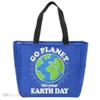 Go Planet It's Your Earth Day Celebrating Earth Day Tote Bag thumb 0