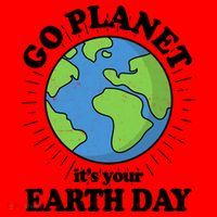 Go Planet It's Your Earth Day Celebrating Earth Day Santa Hat thumb 1