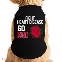 Go Red Fight Heart Health Awareness Doggie Tank thumb 0