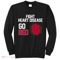 Go Red Fight Heart Health Awareness Sweatshirt thumb 0
