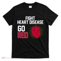 Go Red Fight Heart Health Awareness T-Shirt thumb 0