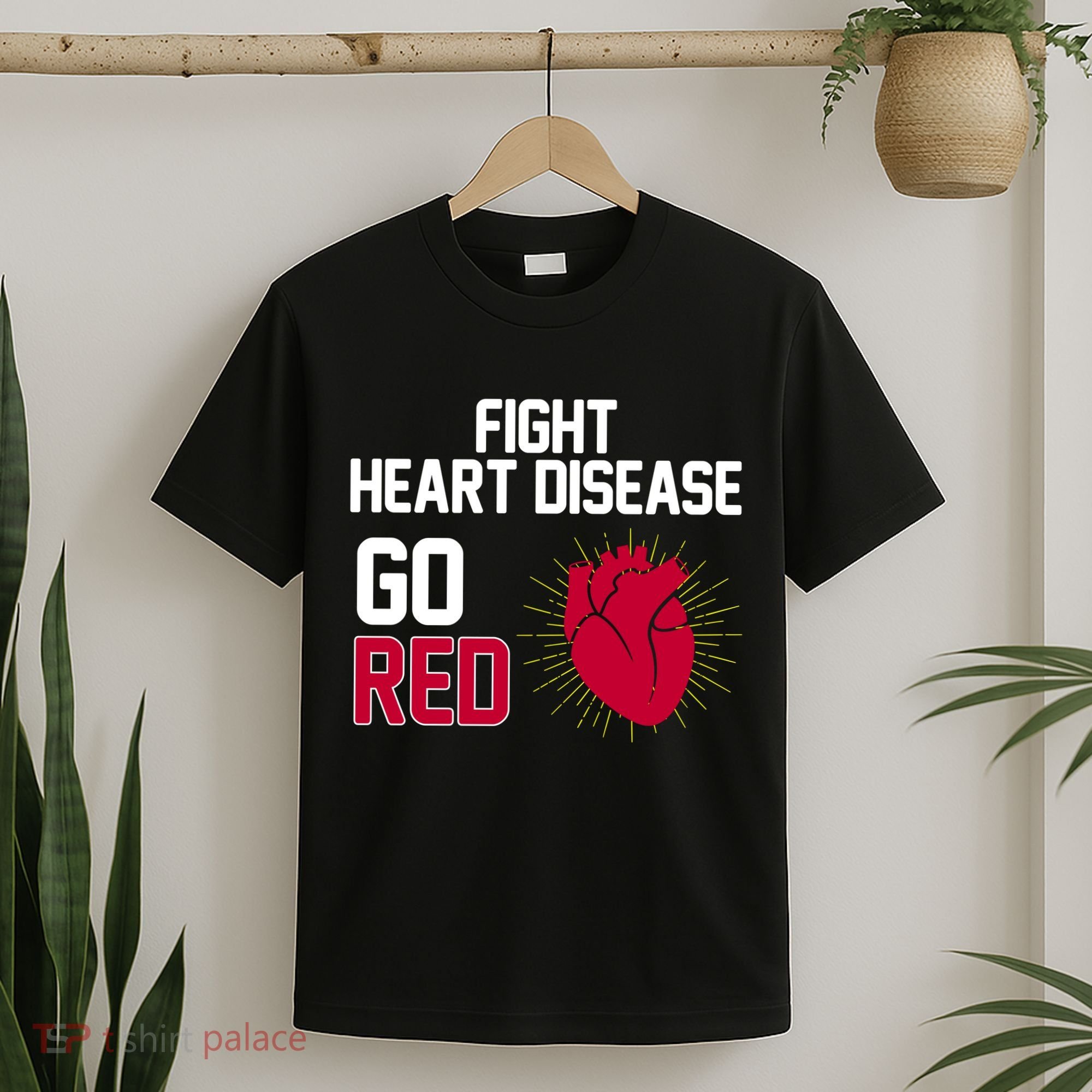 Go Red Fight Heart Health Awareness T-Shirt