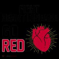 Go Red Fight Heart Health Awareness Coffee Mug thumb 5
