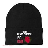 Go Red Fight Heart Health Awareness Beanie thumb 0