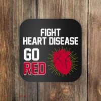Go Red Fight Heart Health Awareness Coaster thumb 0