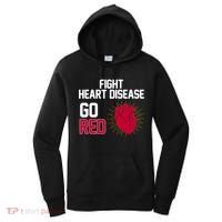 Go Red Fight Heart Health Awareness Women's Hoodie thumb 0