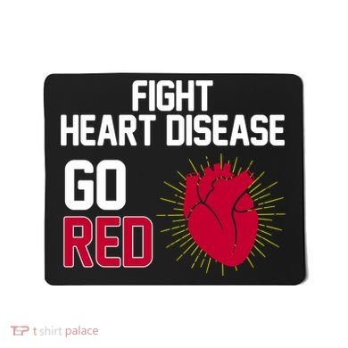 Go Red Fight Heart Health Awareness Mousepad