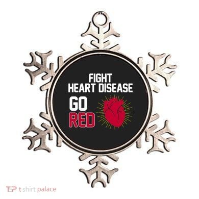 Go Red Fight Heart Health Awareness Ornament