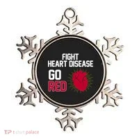 Go Red Fight Heart Health Awareness Ornament thumb 0