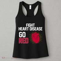 Go Red Fight Heart Health Awareness Women's Tank Top thumb 3